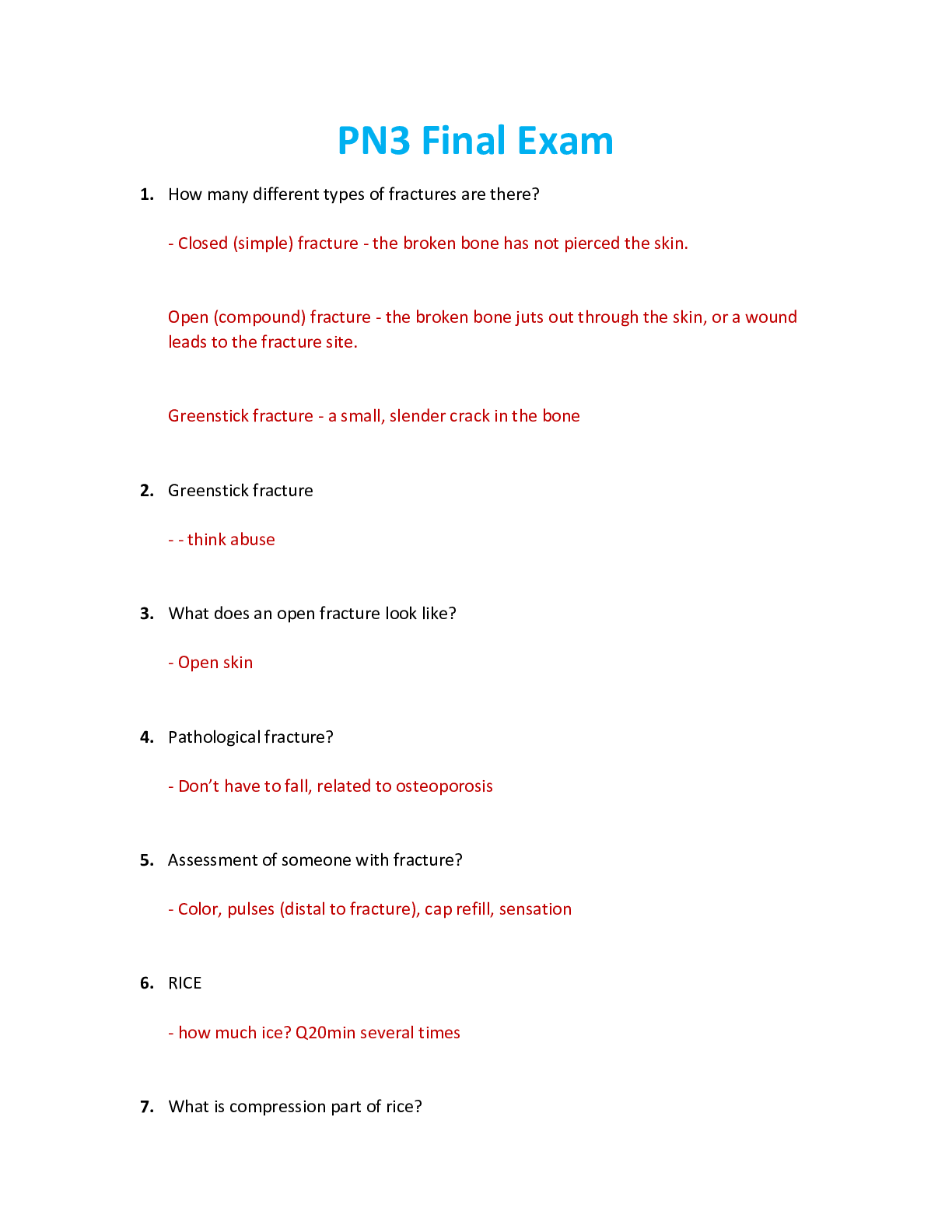 Preview image for NUR 2790 / NUR2790 Final Exam Review: Professional Nursing 3 Final Exam / PN3 Final Exam (Latest 2021/2022) Rasmussen